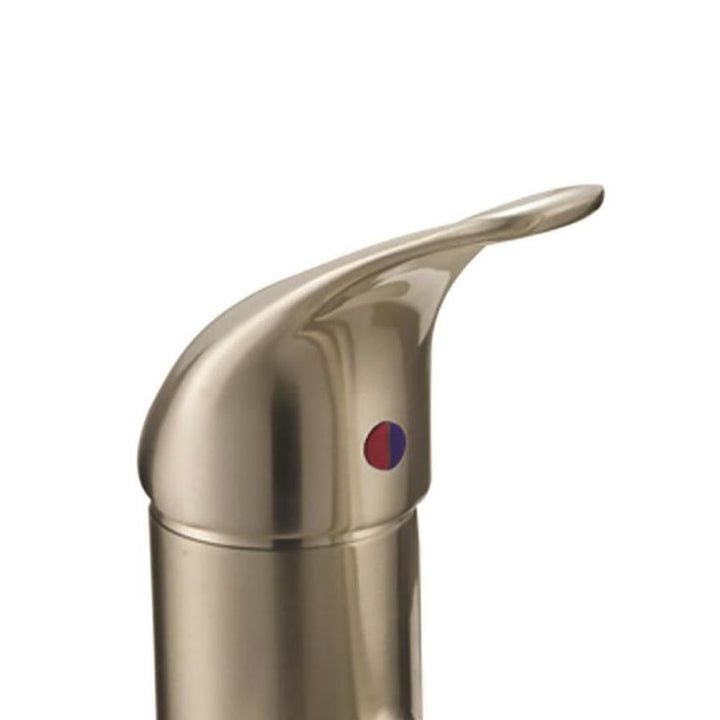 EZ-FLO Prestige Brushed Nickel 1-Handle Deck-Mount Pull-Out Handle Kitchen Faucet (Deck Plate Included)