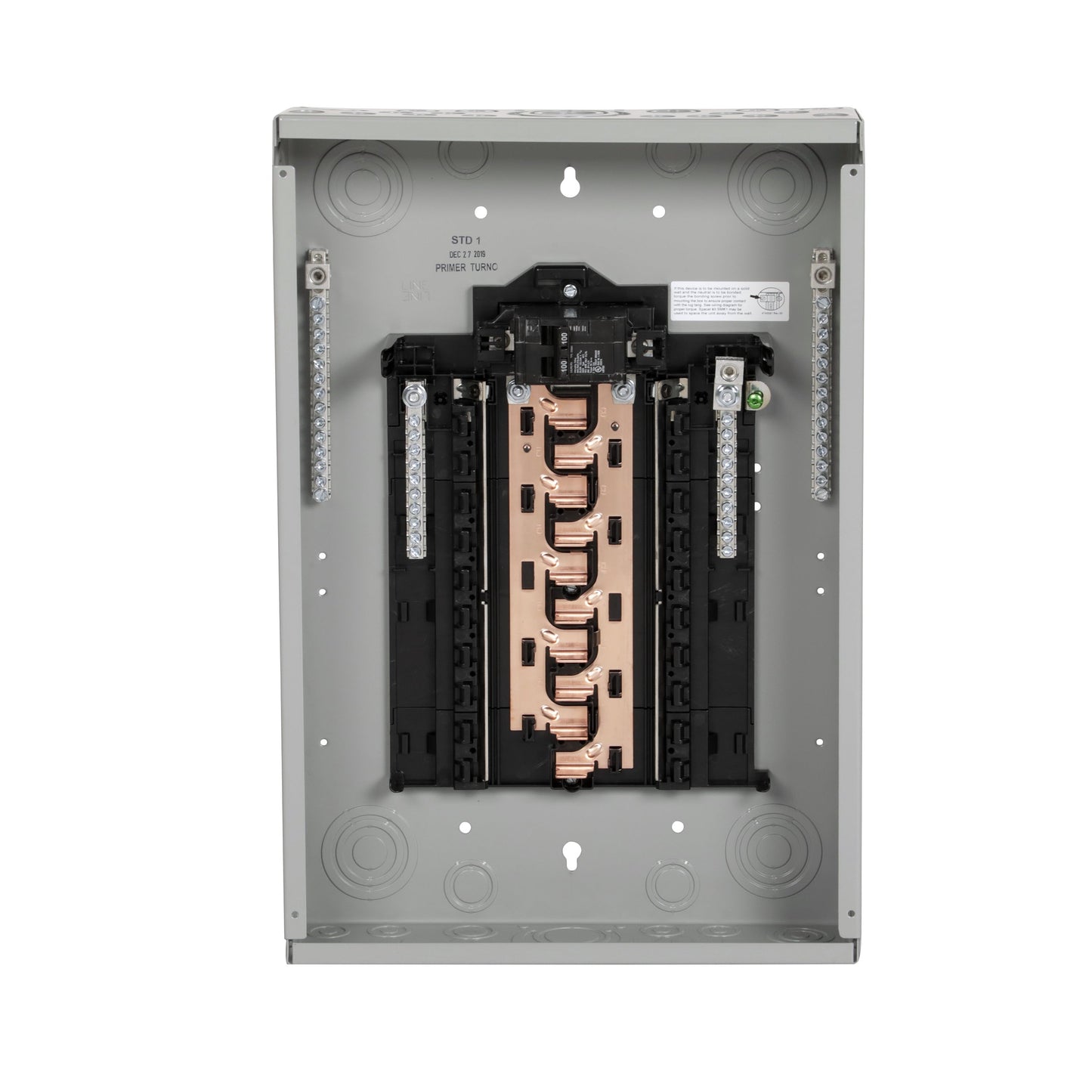 Siemens PN 100-Amp 20-space load center - front view