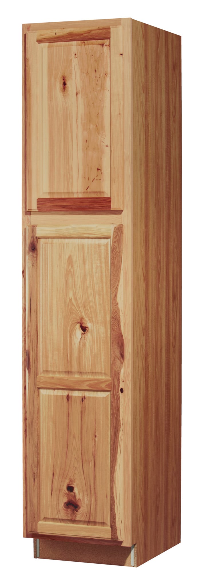 Diamond NOW Denver 18-in W x 84-in H x 23.75-in D Natural Rustic Hickory Pantry Fully Assembled Cabinet (Raised Panel Square Door Style)
