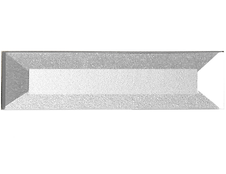 Abolos Secret Dimensions Metallic Silver 2-in x 8-in Glossy Glass Subway Peel and stick Wall Tile product image