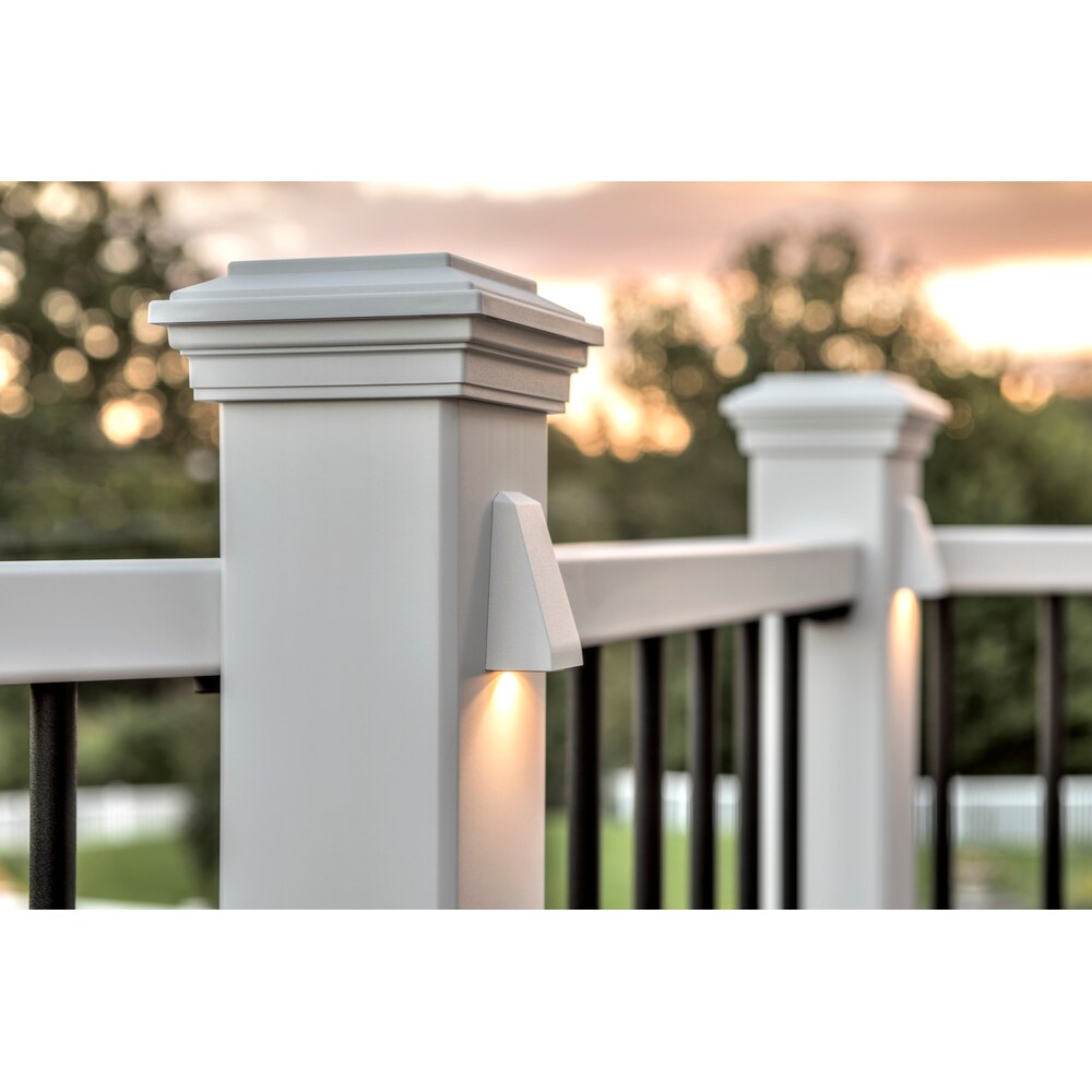 Trex 6-in x 6-in Classic White Composite Deck Post Base Trim