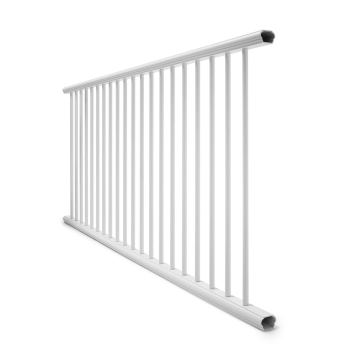 Deckorators 6-ft x 36-in Textured White Aluminum Deck Rail Kit