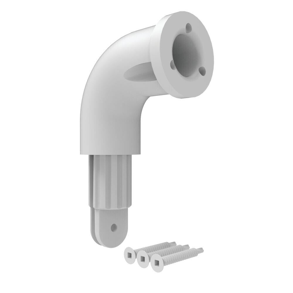 Freedom 4-in x 4-in White Aluminum Post Connector