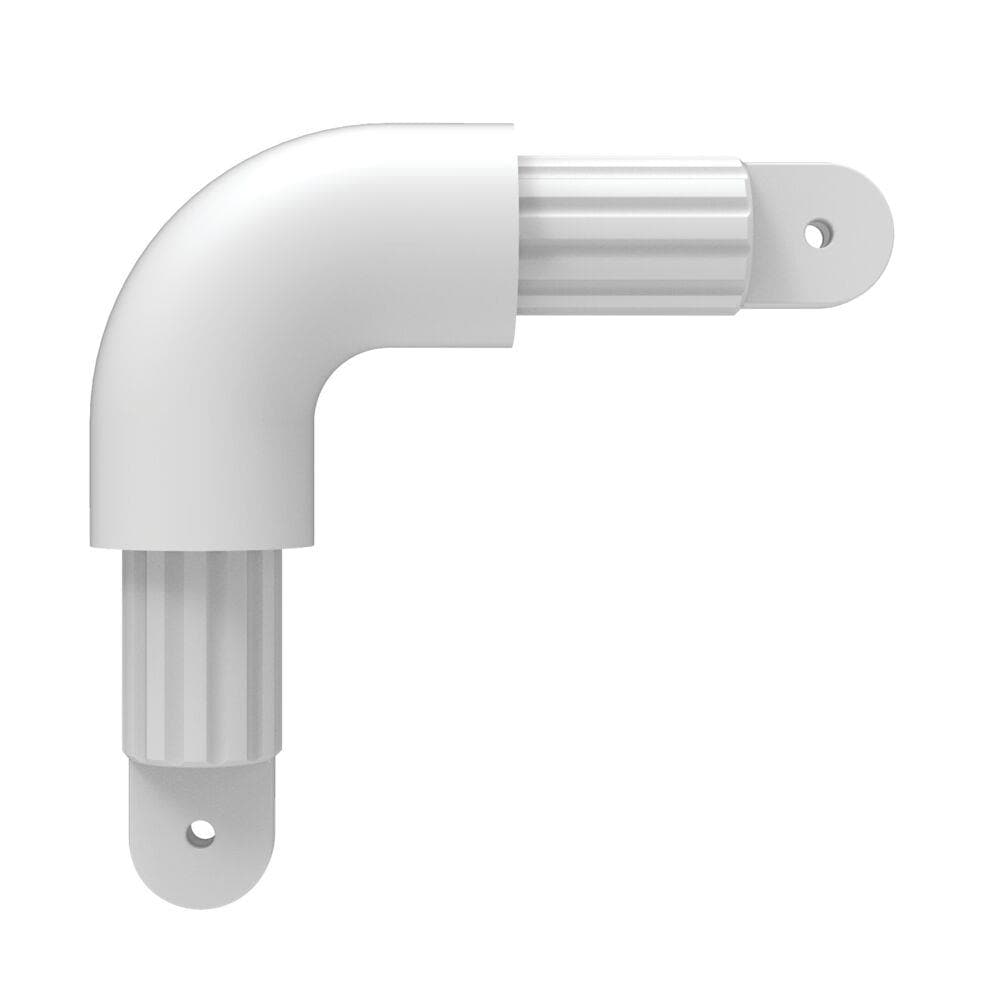 Freedom 4-in x 4.5-in White Aluminum Line Connector