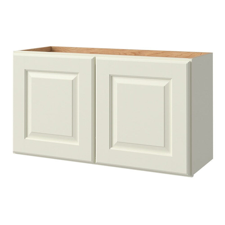 allen + roth Pattingham 33-in W x 18.125-in H x 12-in D Harbor Wall Fully Assembled Cabinet (Raised Panel Square Door Style)