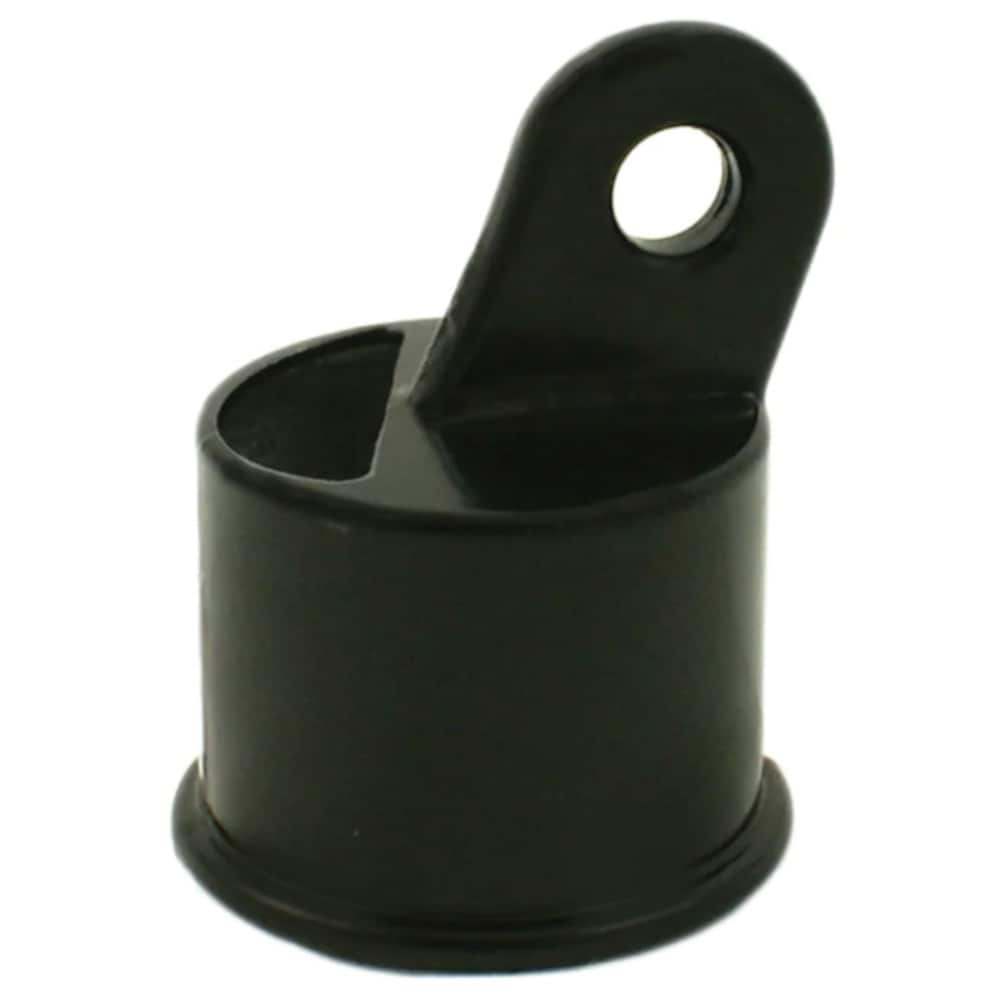 Black Metal Rail End For Chain-link Fence