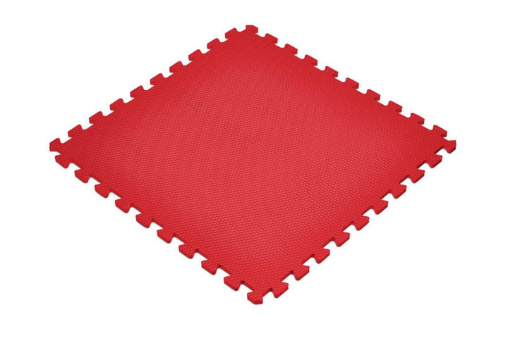 Norsk Red 24 in. x 24 in. x 0.47 in. Foam Interlocking Floor Mat (6-Pack)