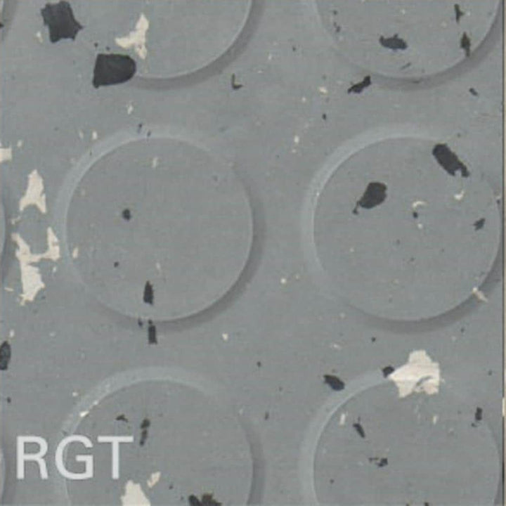 Flexco Nickel Gray Solid 18-in W x 18-in L Glue Down Vinyl Tile Flooring (2.25-sq ft/ Piece)