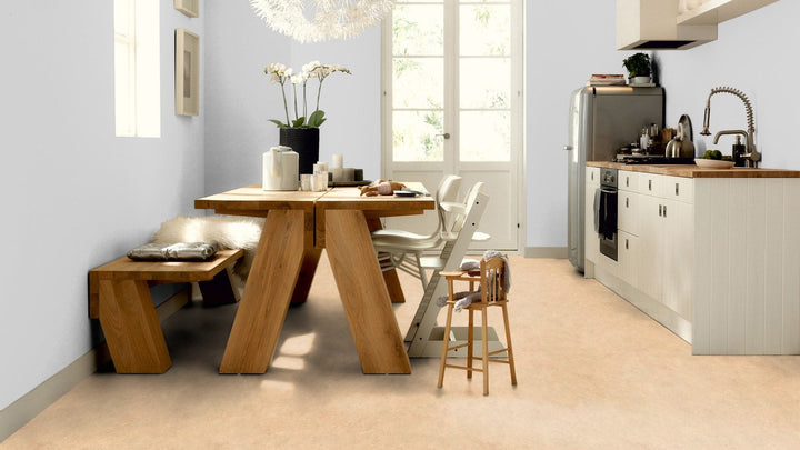 Forbo Flooring Systems Marmoleum Cinch Loc Seal Caribbean 10-mm T x 12-in W x 36-in L Waterproof Tile Look Laminate Flooring (20.34-sq ft / Carton)