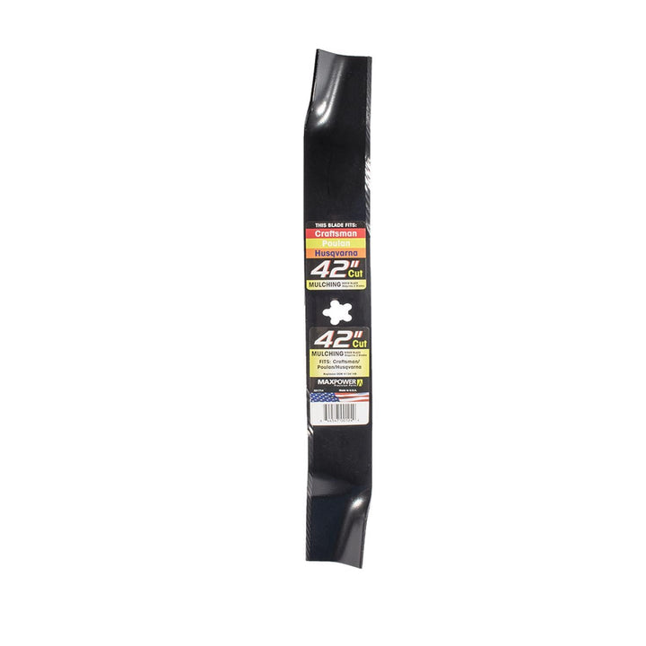 MaxPower 42 in. Mulching Mower Blade for 42 in. Deck Riding Mowers, 1-Pack