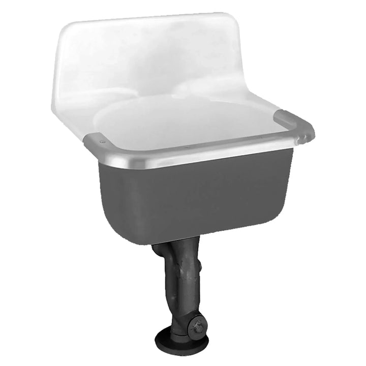 American Standard Lakewell Wall-Mount Bathroom Sink in White