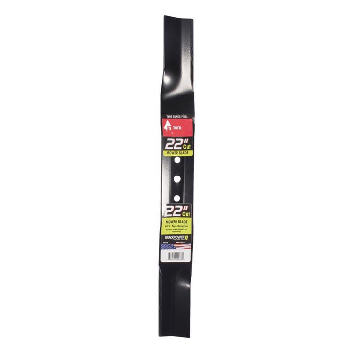 MaxPower 22 in. Standard Mower Blade for Walk-Behind Mowers, 1 Pack