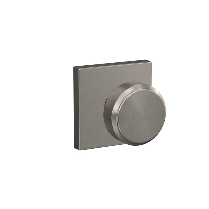 Custom Bowery Matte Black Collins Trim Combined Interior Door Knob
