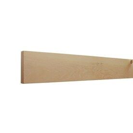 (Common: 1-in x 4-in x 8-ft; Actual: 0.75-in x 3.5-in x 8-ft) Whitewood Board