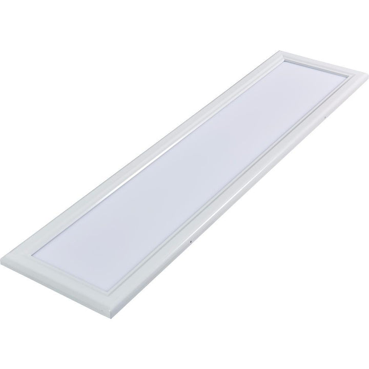 1 ft. x 4 ft. White Dimmable Edge-Lit 42-Watt 4000K Integrated LED Flat Panel Flushmount Wraparound