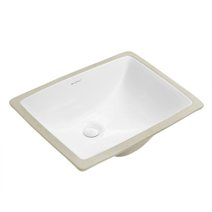 Swiss Madison Plaisir 18 in. Rectangular Under-Mount Bathroom Sink in White