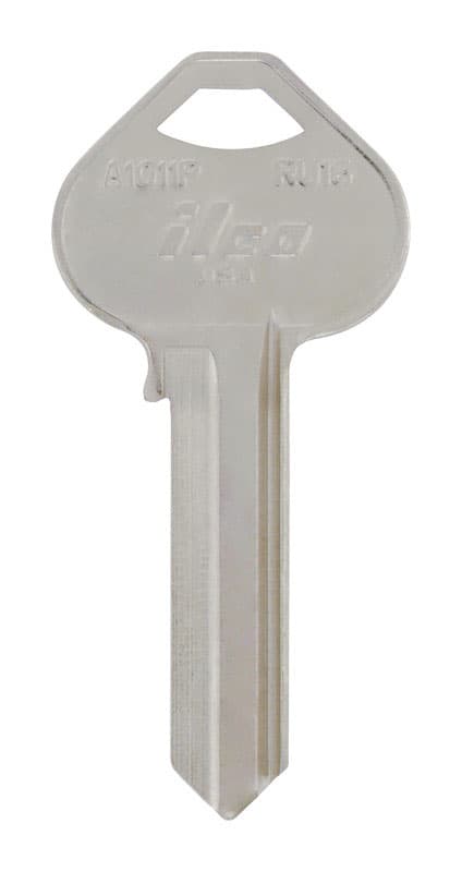 Hillman Traditional House/Office Universal Key Blank – Single, Nickel-Plated Brass