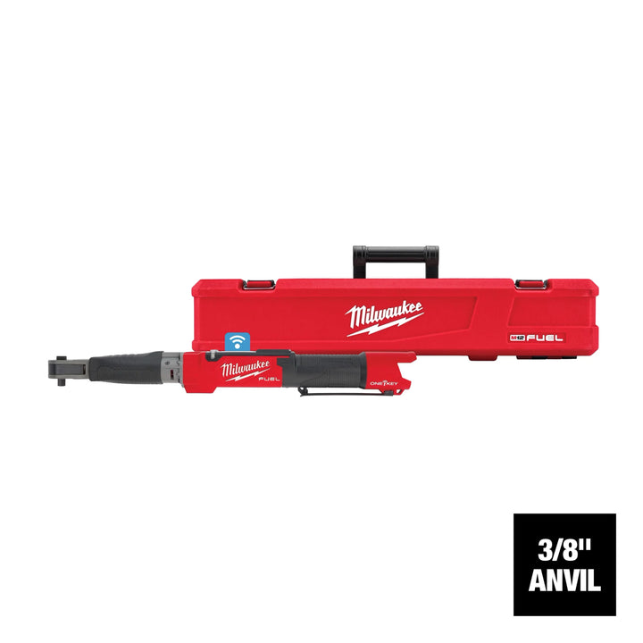 Milwaukee M12 FUEL ONE-KEY 12V Brushless 3/8 in. Digital Torque Wrench (Tool-Only), 10–100 ft-lbs