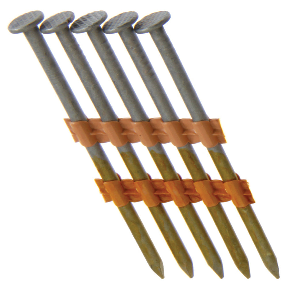 Grip-Rite GR034HG Round Head 3-1/4 in. x .131 in. 21° Paper-Collated Hot-Dip Galvanized Framing Nails (4,000 per Box)