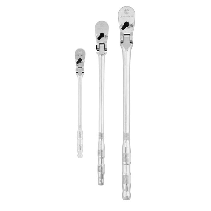 Craftsman V-Series Flex Head Ratchet Set - 1/2, 1/4, and 3/8 in. Drive