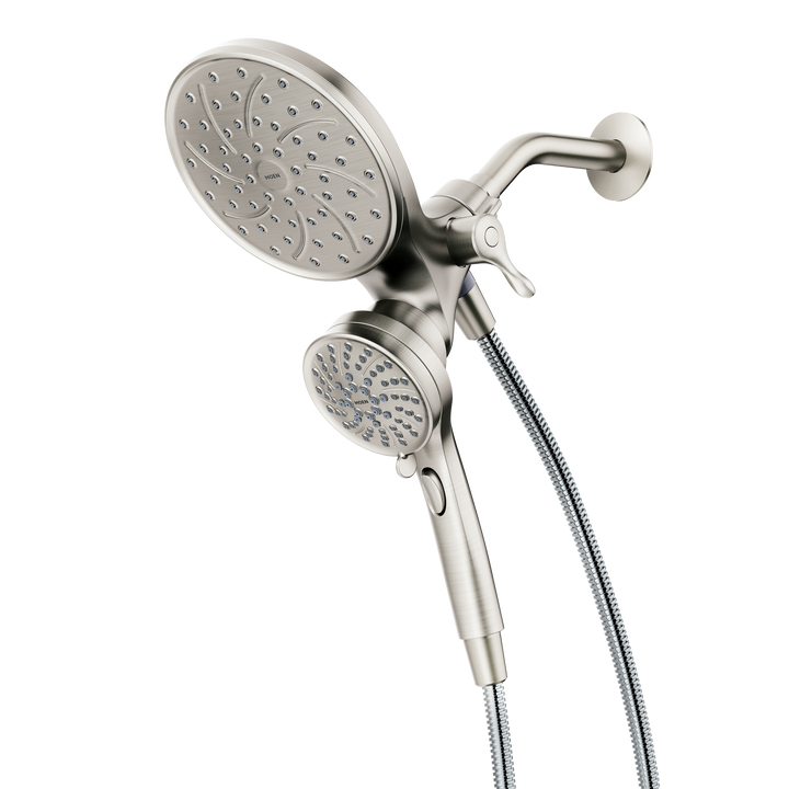 Moen Magnetix Chrome 6-Spray Rain Dual Shower Head, 1.75 GPM (6.6 LPM)