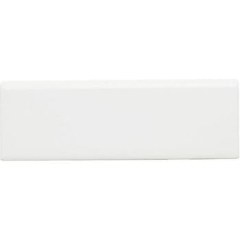 Daltile Restore Bright White 2 in. x 6 in. Ceramic Bullnose Wall Trim (0.08 sq. ft. / Piece)