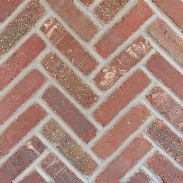 Columbia Street Thin Brick Herringbone Panel