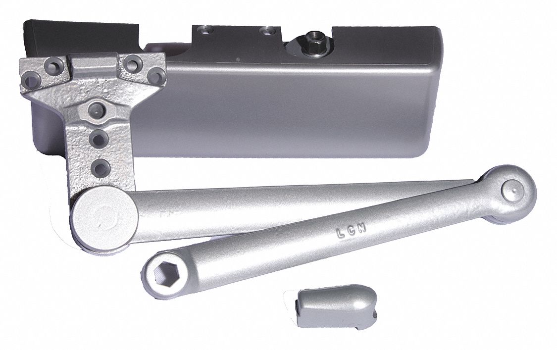 LCN Heavy-Duty Parallel Mount Door Closer - Aluminum, Grade 1