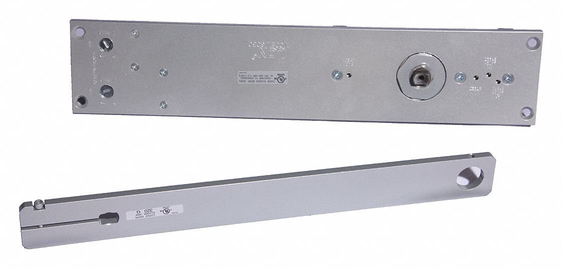 LCN Grade 1 Heavy Duty Concealed Door Closer, Aluminum Finish