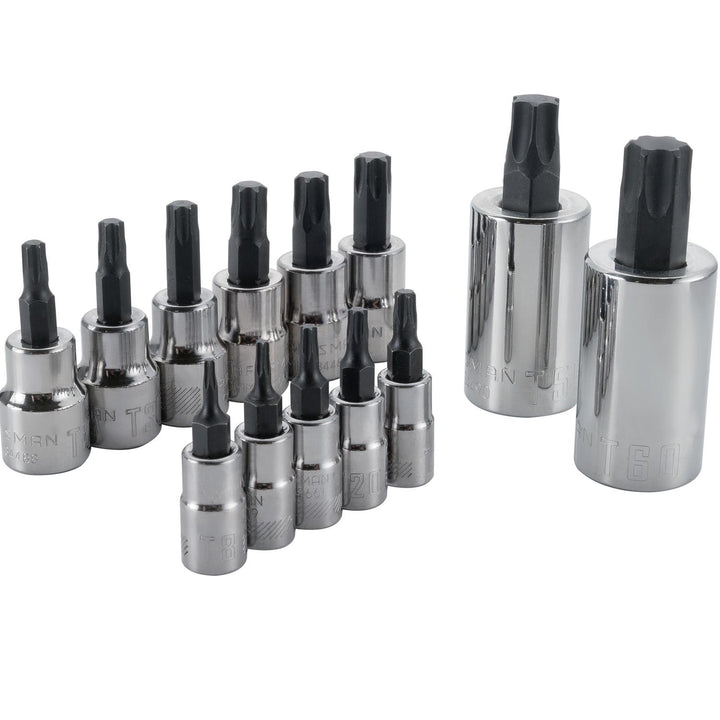 Craftsman 13 pc Torx Bit Socket Set - 1/4 and 3/8 in. Drive