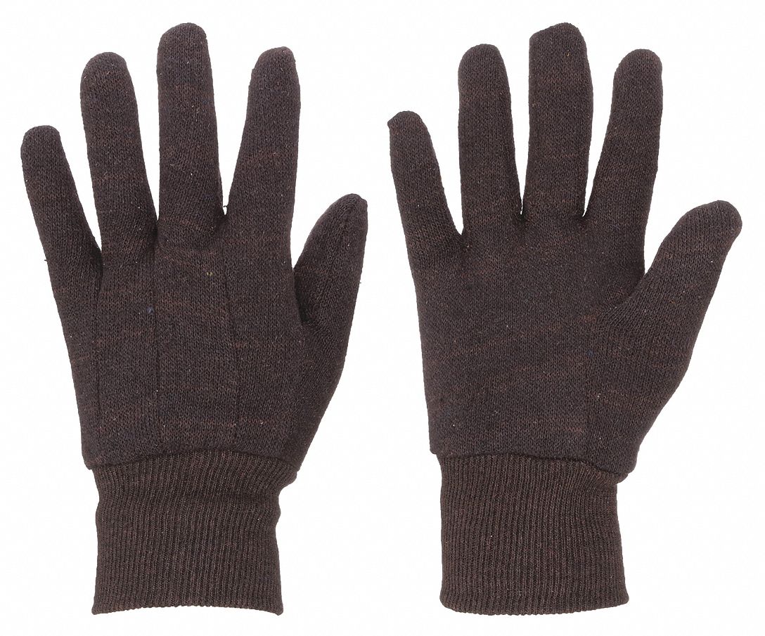 CONDOR Cotton Uncoated Knit Task & Chore Gloves with Knit Cuff