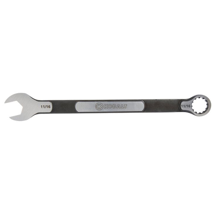 Kobalt Universal 11/16-in Spline Standard (SAE) Standard Combination Wrench