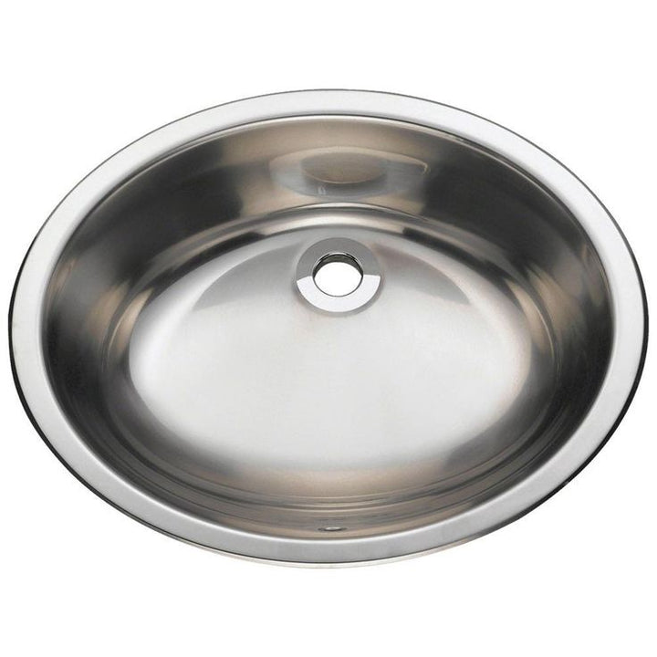 MR Direct Dual-Mount Bathroom Vessel Sink in Stainless Steel