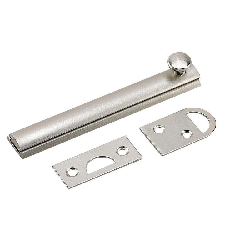 4 in. Brushed Nickel Surface Bolt - Super Arbor