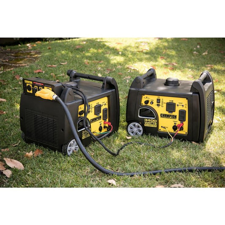 CHAMPION POWER EQUIPMENT 3400-Watt Gasoline Powered Recoil Start Portable Inverter Generator with 192 cc Engine