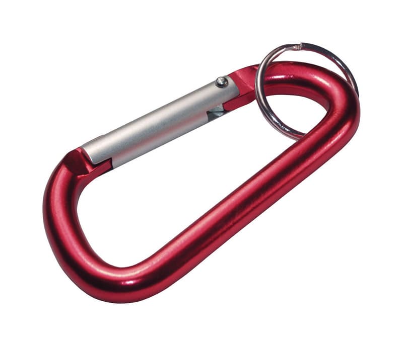 Hillman Aluminum Assorted Carabiner, 1 in. with Split Key Ring