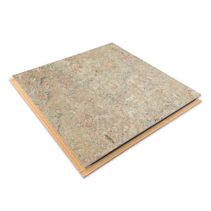 Forbo Flooring Systems Marmoleum Cinch Loc Seal Agate 10-mm T x 12-in W x 12-in L Waterproof Tile Look Laminate Flooring (6.78-sq ft / Carton)