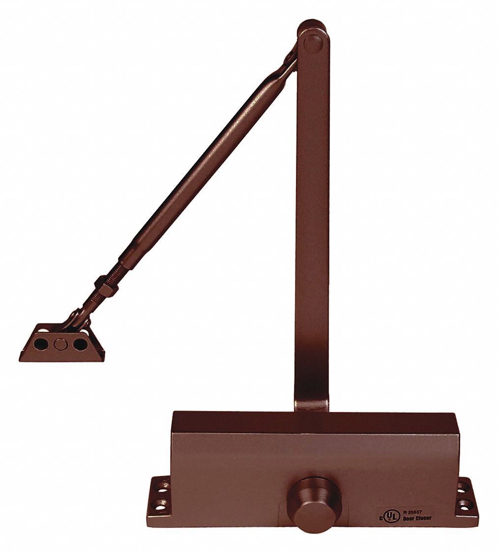 TOWNSTEEL Grade 3 Light Duty Door Closer, Aluminum, 10-5/8in L