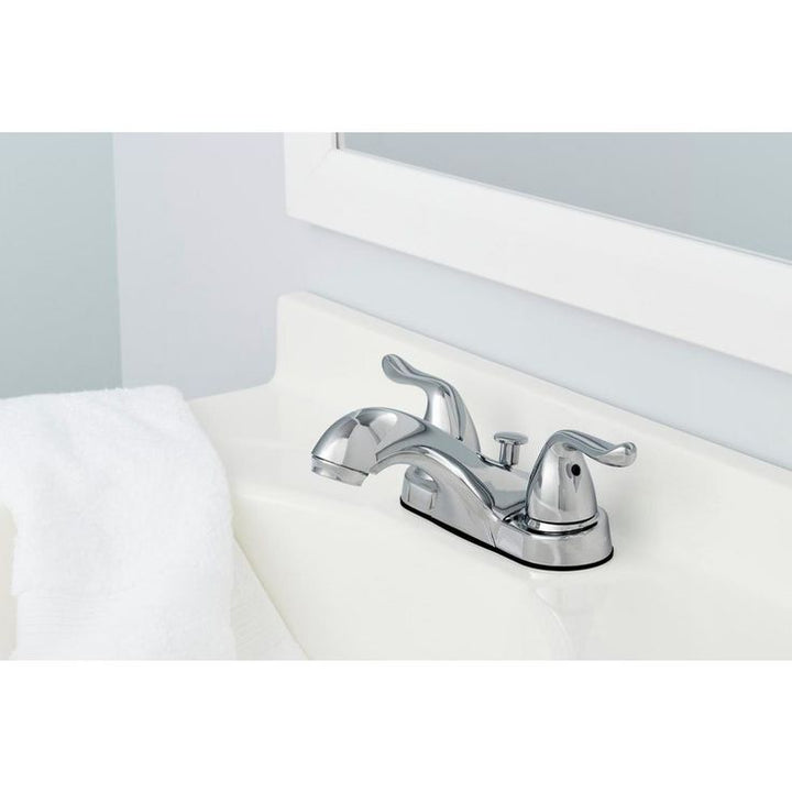 Constructor 4 in. Centerset 2-Handle Bathroom Faucet in Chrome