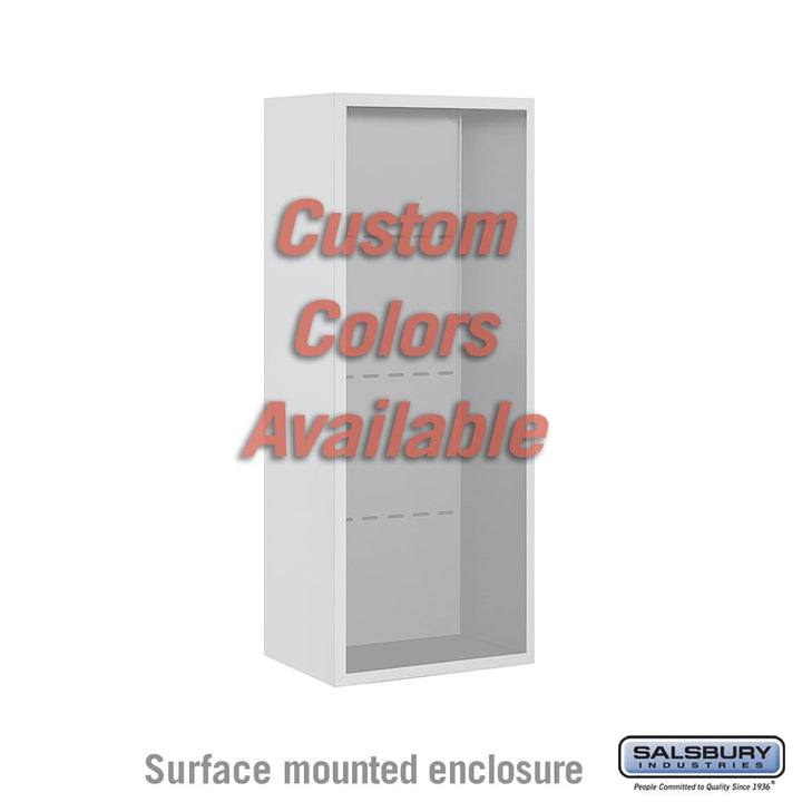 Surface Mounted Enclosure for 4C Horizontal Mailbox Unit - Custom Color