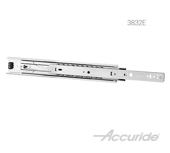 Accuride 3832E 16 in. Full-Extension Ball-Bearing Drawer Slide with Lever-Disconnect