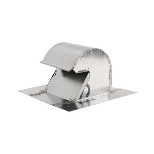 GAF MasterFlow Galvanized Goose Neck Roof Vent, 6 in. Diameter, 26-Gauge Steel