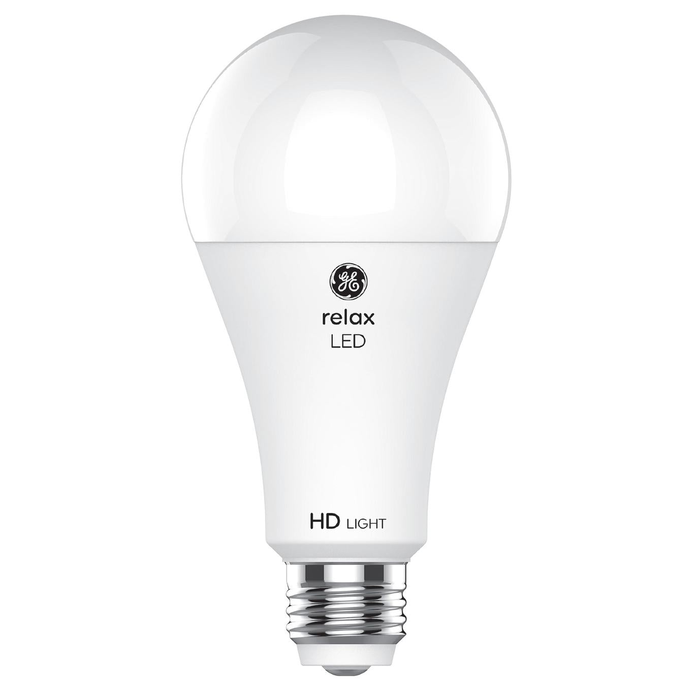 GE Relax HD A21 Soft White 3-Way LED Light Bulb, 150/100/50W Replacement (Medium Base)