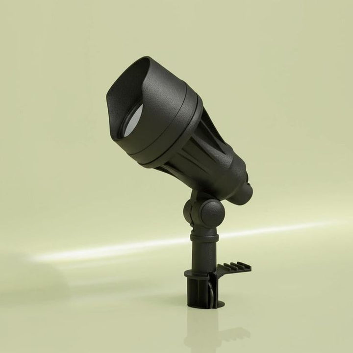 Hampton Bay Millennium Black Adjustable LED Landscape Flood Light