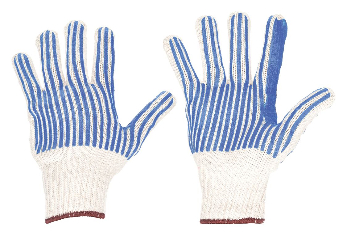 CONDOR Knit PVC-Coated Gloves - Full Finger, Size S, for General Purpose Use