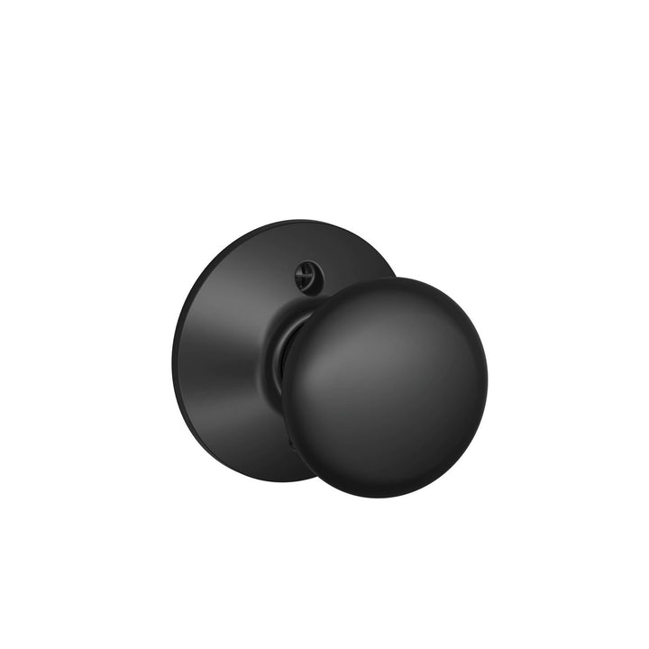 Schlage Modern/Contemporary Matte Black Dummy Knob – Right or Left Handed