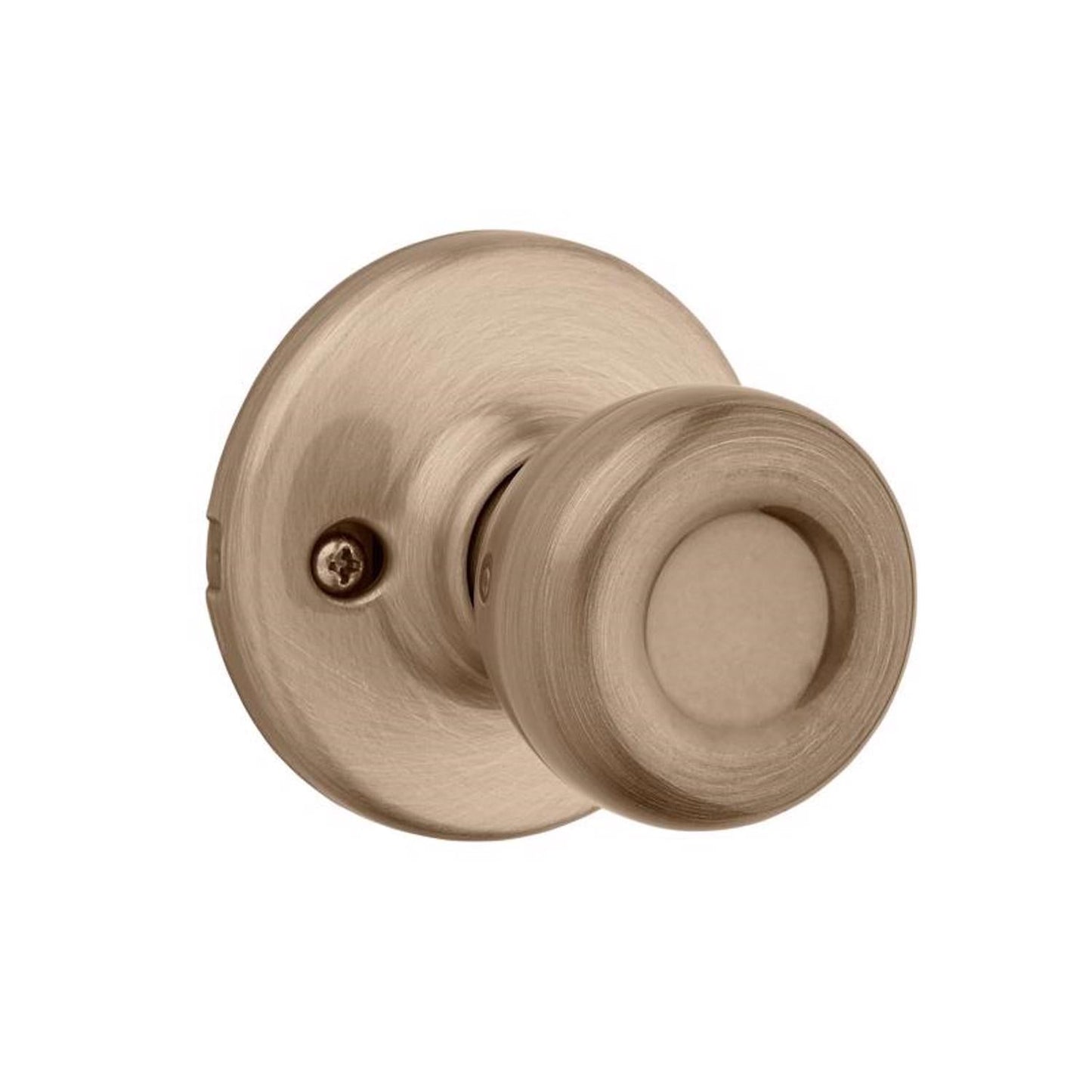 Kwikset Tylo Antique Brass Dummy Knob – Universal Handing (Right or Left)