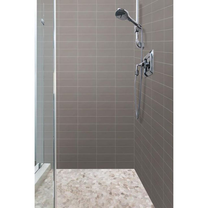 Emser CHOICE 8-Pack Taupe 12-in x 24-in Glazed Ceramic Subway Wall Tile