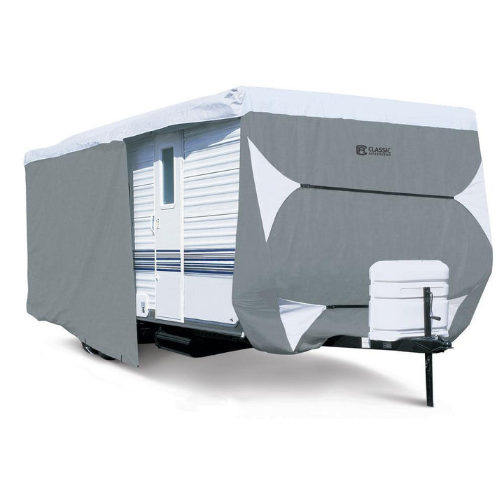 Classic Accessories PolyPro3 294 in. L x 102 in. W x 104 in. H Travel Trailer Cover - Super Arbor