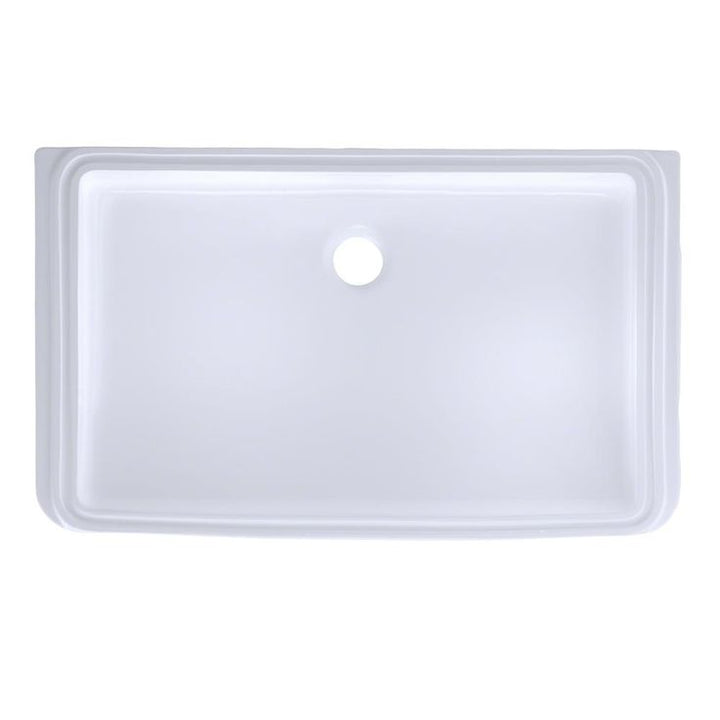 TOTO 21 in. Rectangular Undermount Bathroom Sink with CeFiONtect in Cotton White